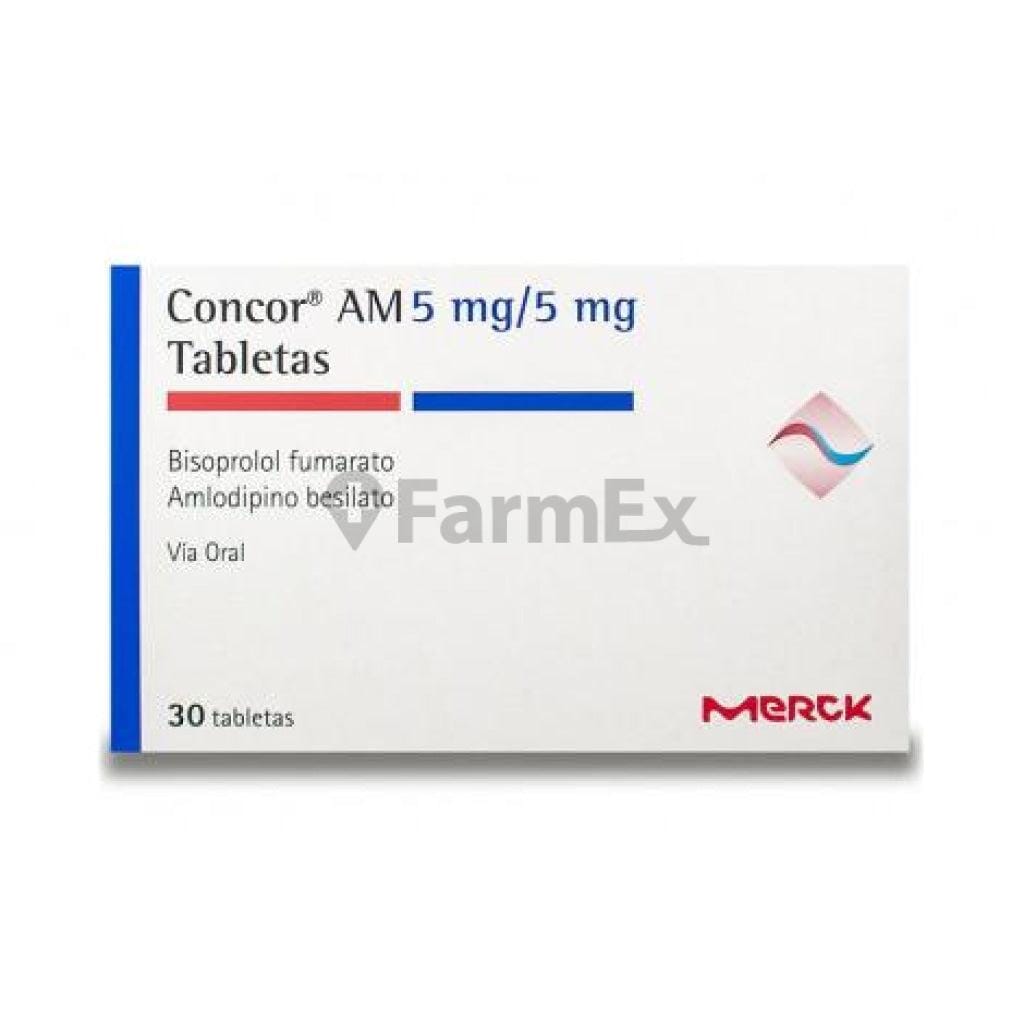 Concor AM 5 / 5 mg x 30 comprimidos Farmex-VidaTres-Persistente